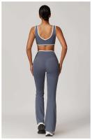 Pantalones de camping para mujer, monos de yoga reforzados de cintura alta con levantamiento de cadera, ropa de gimnasio, monos deportivos ajustados - details 8