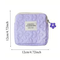 Bolsa de cosméticos pequeña a la moda para mujer, Mini organizador de servilletas sanitarias de viaje, monedero, tarjeta, lápiz labial, bolsa de almacenamiento - details 15