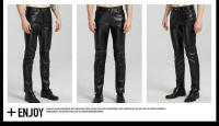 Pantalones para hombre joven, nuevo estilo, corte ajustado, diseño adelgazante de gran tamaño, motociclismo - details 9