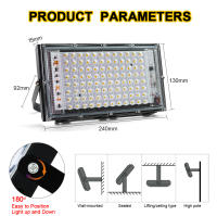 Reflector Led impermeable para exteriores, lámpara de calle de 100W, 150W, IP65, CA 220V, 240V - details 1