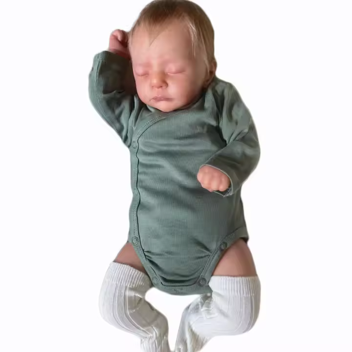 BZDOLL-Muñeca de bebé Reborn de silicona suave, juguete realista de 47cm y 19 pulgadas con pintura 3D de piel y venas, juguete de vestir - 1