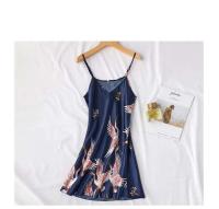 Conjunto de kimono de seda sintética para mujer, pijama y albornoz sexy estampado, ropa interior de verano, 2 piezas. - details 13