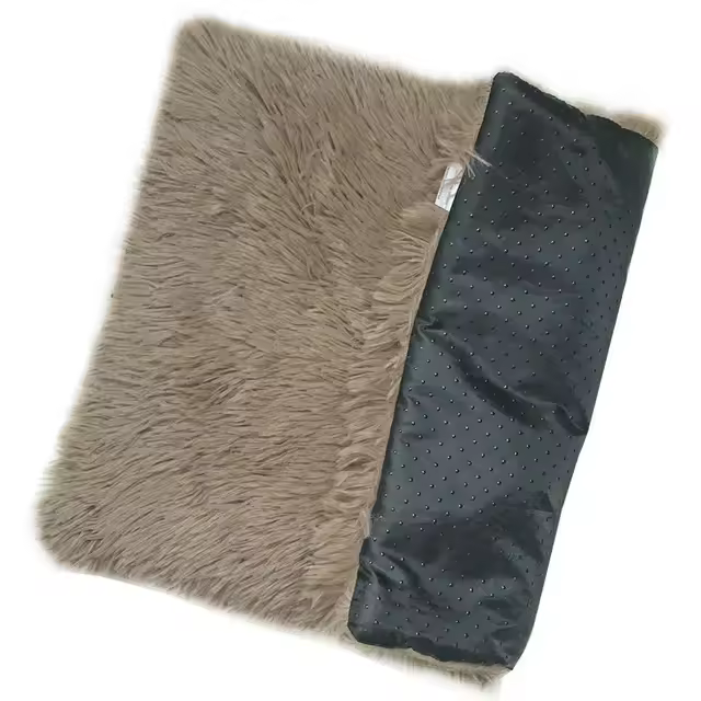 Cama de Peluche para Gatos Almohada de Cuadrícula de Vellón Suave Lavable Ideal para Perros y Gatos - 1