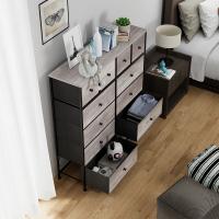Vestidor para dormitorio, unidad organizadora de almacenamiento con tela, marco de Metal, 12 cajones, vestidores y cofres de cajones para pasillo, entrada - details 22