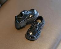 Zapatos de Cuero Negro Moda Clásica para Bodas y Fiestas Suela Gruesa Adecuados para Niños y Niñas - details 7