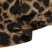 Vestido largo de moda de otoño y verano con manga de leopardo, fiesta para mujer, bata estampada con cuello en V - details 10