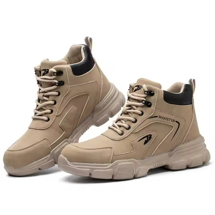 Zapatos de seguridad con punta de acero para hombre, botas de trabajo indestructibles, antigolpes, antipuñaladas - 1
