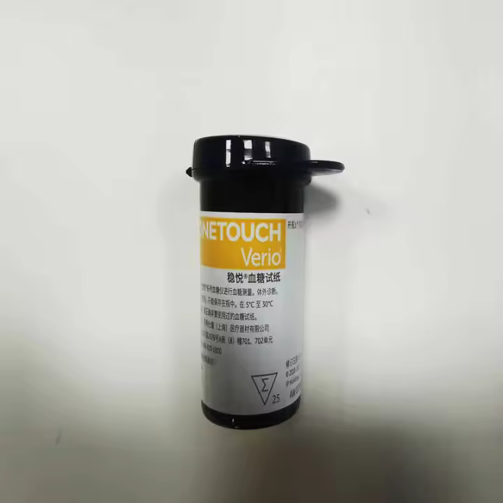 Tiras reactivas ONETOUCH Verio 25/50/100 piezas y glucómetro de sangre flexible - 1