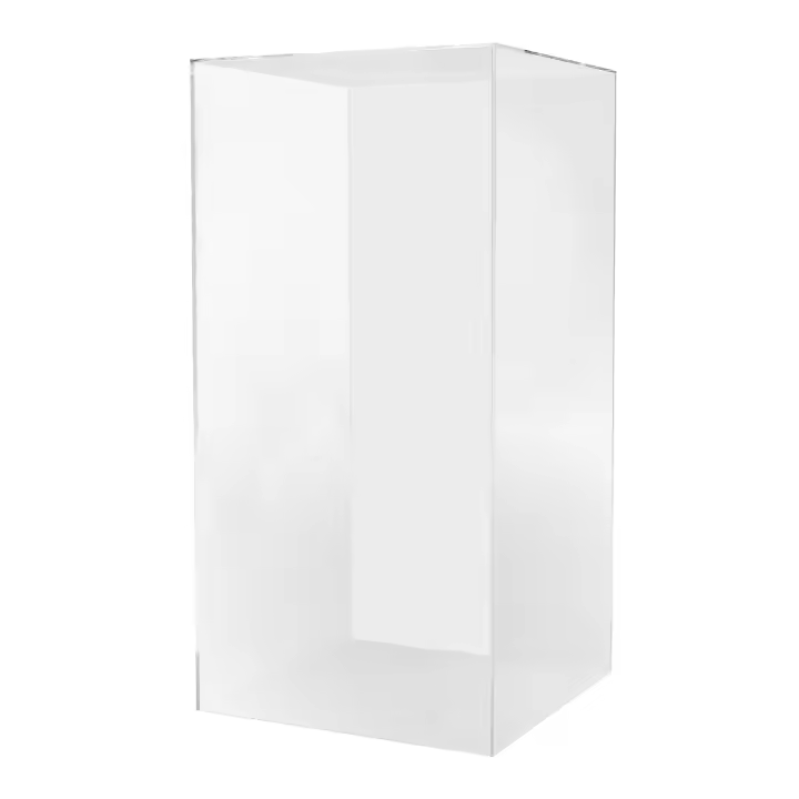Vitrina de acrílico, expositor de acrílico,protección contra el polvo, cubos,caja de presentación para coleccionables, 12x12x24 pulgadas - 1