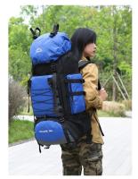Senderismo al aire libre bolsa de montañismo para los hombres, 90L de gran capacidad, ligera, bolsa de lona, las mujeres bolsa de senderismo, impermeable, resistente al desgaste, antirrobo, deportes al aire libre, multicolor opcional - details 17