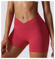 Pantalones cortos de LICRA para Yoga, mallas Push Up de cintura alta para correr, Fitness, gimnasio - details 25