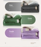 Manta de Invierno Gruesa y Cálida Forro de Cama de Lujo Manta de Sofá Cubierta de Cama Doble para Hogar - details 3