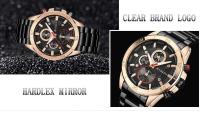 Reloj de Cuarzo CURREN 8275 Correa de Acero Inoxidable Resistente al Agua - details 5
