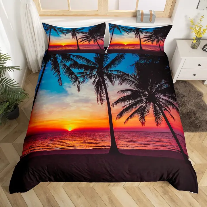 Juego de Ropa de Cama de ensueño de fantasía para adolescentes Cubierta de Edredón de árbol Celtico con ties de cremallera Comedor de poliéster con estampado floral - 1