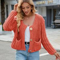 Chaqueta de Punto para Mujer Vintage Coreana Cuello en V, Moda Tendencia 2024, Attractiva - details 22