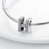 LAZA-abalorio de plata de ley 925 con 26 letras del alfabeto, abalorio de A-Z con nombre, compatible con Pulsera Original, collar, colgante, regalo de joyería - details 45