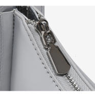 Nueva bolsa baguette plateada de verano, casual, nicho, simple, moda versátil, solo hombro, axila, pequeña, para mujer. - details 10