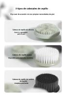 radiofrecuencia facial Limpiadores faciales de venta caliente, limpiadores faciales eléctricos de silicona, limpiadores de poros, equipos de masaje y belleza, limpiadores faciales masajeador Cepillo facial eléctrico - details 3