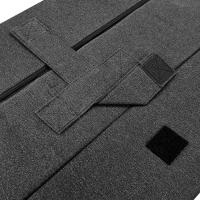 Colchón Plegable para Invitados con Cierre y Asa, Espuma de Gran Densidad y Funda en Tejido Transpirable Gris Oscuro, 90 x 190 - details 5