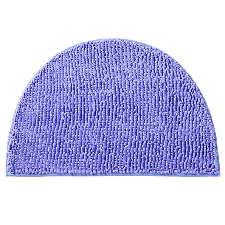 Alfombra Semicircular antideslizante para baño, alfombrilla de chenilla, absorbente, para ducha - 1