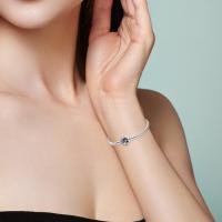 Pulsera de plata de ley 925 con forma de corazón y mariposa para mujer, brazalete de cadena de seguridad, compatible con abalorios originales, joyería - details 4