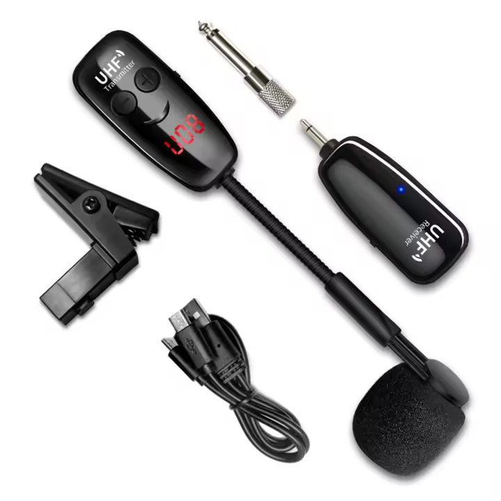 Micrófono inalámbrico para saxofón, accesorio profesional para actuación en escenario - 1