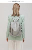 Mochila De piel auténtica para mujer, bolso de hombro de piel de vaca con retales, antirrobo, para viaje, universidad, 2023 - details 10