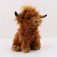 25cm Simulado Highland Vaca Peluche Animal Muñeca Suave Peluche Highland Vaca Peluche Juguete Lindo Niños Bebé Regalo Familia Decoración de la habitación - details 3