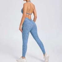 Traje de entrenamiento de gimnasia reforzado deportivo para mujer, ropa deportiva para mujer, traje de yoga rojo, negro y rosa 2024 - details 37
