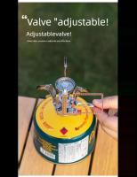 Estufa de Camping Portátil Mini Mochila con Enchufe Piezoeléctrico y a Prueba de Viento - details 9