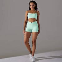 Conjuntos de Yoga Top Corto de Deportiva con Espalda Bonita Ropa Deportiva para Mujeres - details 19