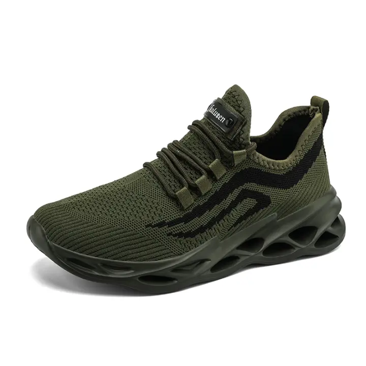 Zapatos de entrenamiento transpirables para hombre, zapatillas deportivas informales ultraligeras, a la moda, para gimnasio - 1