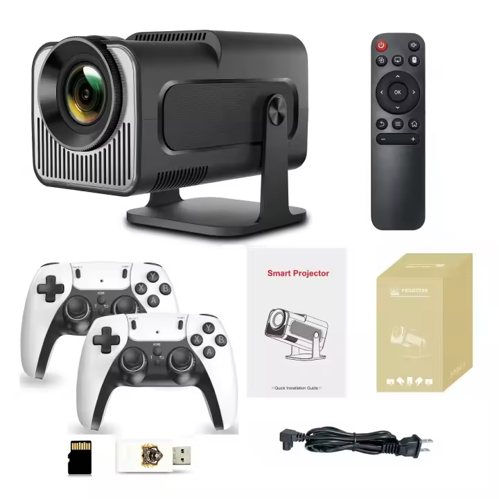 Proyector Inteligente Portátil 4K Alta Brillo, Wifi6, Audio Incorporado Ideal para Juegos y Videos - 1
