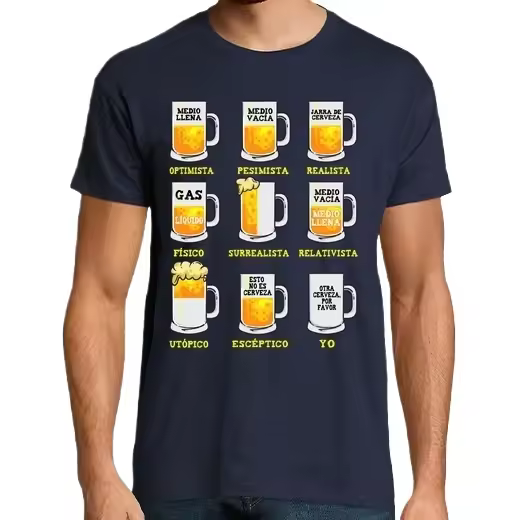 Filosofía De Las Cervezas Humor Intelectual Tipos De Cerveza Camisetas CERVEZA,Pack Regalo Camiseta Personalizada - 1