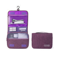 Bolsa De Viaje Portátil Para Hombres Y Mujeres Organizador De Maquillaje Impermeable De Tela Oxford Con Almacenamiento Y Bolsillo Para Artículos De Higiene - details 20