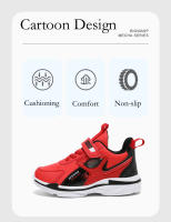 Zapatillas de deporte de araña de dibujos animados para niños de marca, zapatos deportivos impermeables para niños, zapatos de tenis antideslizantes para exteriores, zapatos informales ligeros para correr - details 3