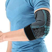 1Pair Sports Adjustable Elbow Compression Support Elbow Brace Sleeves with Strap for Fitness Running Basketball Volleyball - details 5