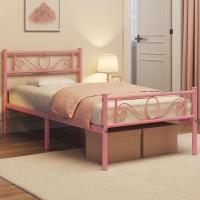 Cama Individual Hierro Cama Metálica para colchón de 90 x 190cm Cama Industrial Estructura Metal - details 98
