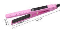 Plancha de pelo de hierro plano de titanio, rizador con pantalla LCD Digital, temperatura ajustable, planchas para el cabello lisseur - details 5
