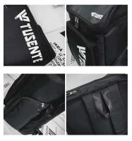 Mochila de viaje multifuncional, ligera, de gran capacidad, Unisex, con estampado de letras, impermeable, bolso escolar para deportes al aire libre - details 7