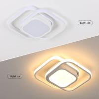 Goeco LED Plafón de Techo Lámpara de Techo Moderna de Doble Cuadrado 2500 LM - details 1
