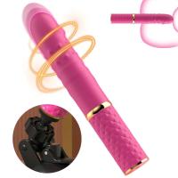 Consolador telescópico para principiantes, vibrador de empuje, coño retráctil, punto G, estimulación Anal del clítoris, Juguetes sexuales para mujeres - details 7