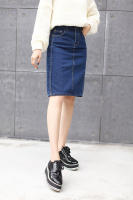 Falda Vaquera Mujer 2025 Primavera - Falda Tubo Ajustada con Abertura Trasera, Denim Elástico de Alta Calidad, Corte A-Line Mid-Length para Estilo Casual o Elegante - details 18