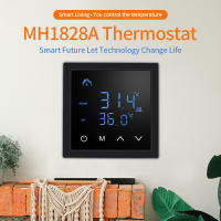 Controlador de temperatura de calefacción de suelo, termostato inteligente con pantalla táctil LED, cableado, Control de calefacción eléctrica, 85-265V, MH1828A, 16A - details 1