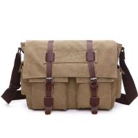 Bolsos de mensajero de negocios para hombres, bolso de hombro vintage, paquete cruzado de lona, bolso de viaje de oficina informal Retro - details 7