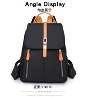 Mochila Oxford negra impermeable para mujer, bolso escolar antirrobo de gran capacidad, bolso de viaje, bolso de hombro - details 21