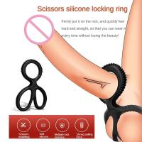 Leten-anillos de bloqueo de silicona para hombre, anillo reutilizable para retrasar la eyaculación, productos de Bondage para el escroto, juguetes eróticos para erección de pareja - details 7