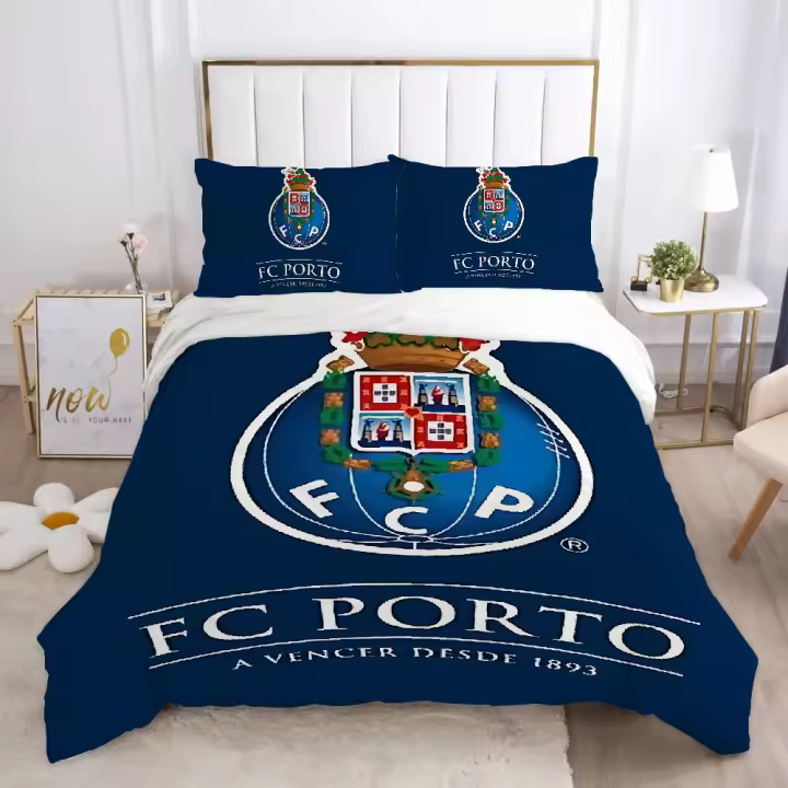 Juego de Ropa de Cama de Doble Acolchado Funda de Edredón Rey, Funda de Almohada, Sábana, Funda de Edredón Club - 1