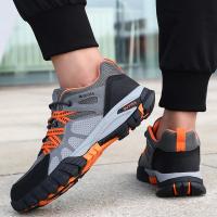 Zapatillas de trabajo con punta de acero para hombre, zapatos de seguridad a prueba de perforaciones, botas, calzado de seguridad indestructible a la moda, novedad de 2023 - details 31
