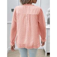 Camisa de manga larga para mujer, tops elegantes, moda de otoño - details 2